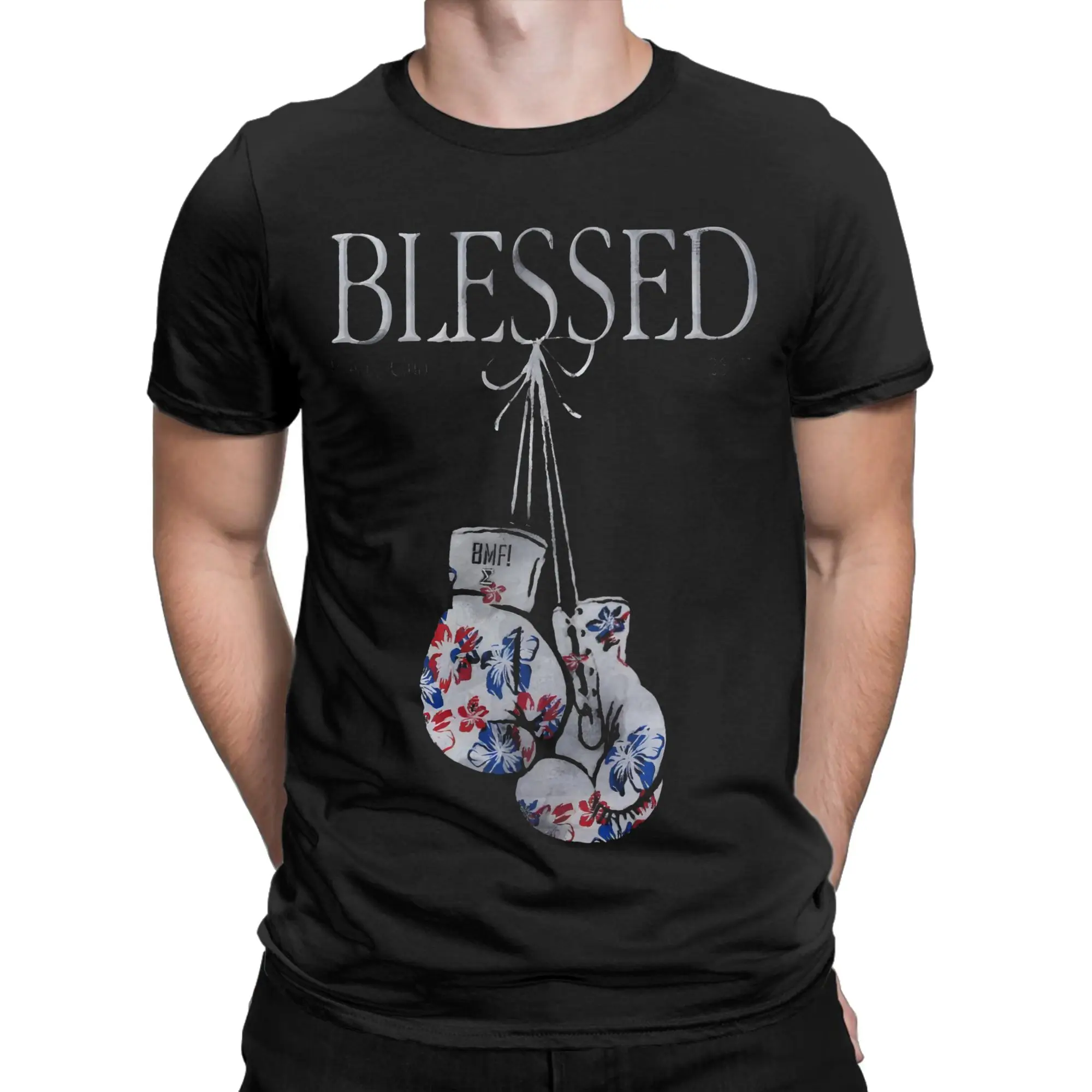 Maxs Blesseds Holloways Graphic Printed T Shirt Men Women  100% Cotton  Tee Shirt Clothes