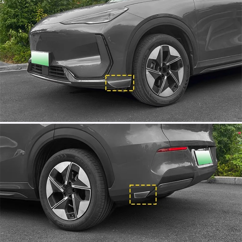 For Proton e.Mas 7 eMas7 2025 2026 Epoxy Resin Car Front Rear Bumper Corner Guards Anti Scratch Protection Stickers Exterior