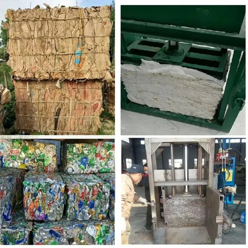 Hydraulic Carton Compress Baler Machine/Cardboard Baling Press Machine /Waste Paper Compactor Machine