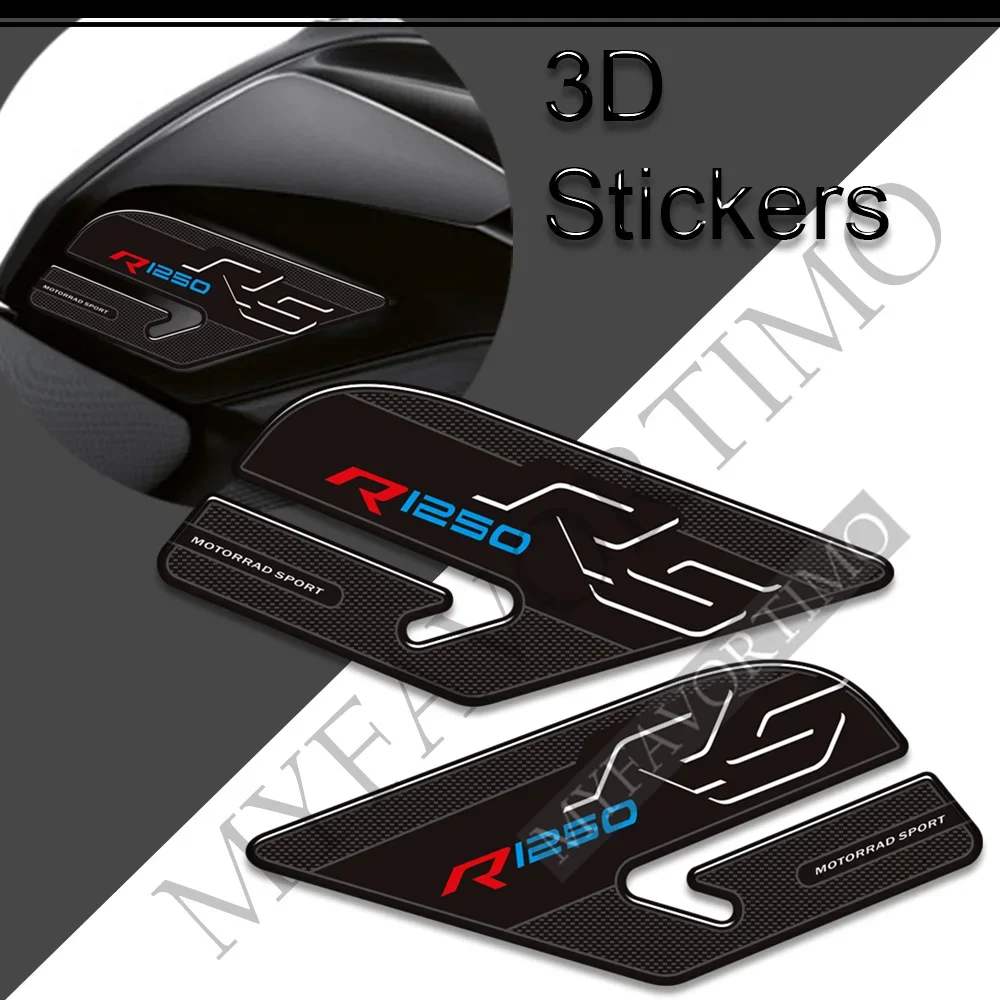 Motorcycle For BMW R1250RS R 1250 RS R1250 Tank Pad Gas Fuel Oil Kit Knee Fish Bone Protector Stickers Decals