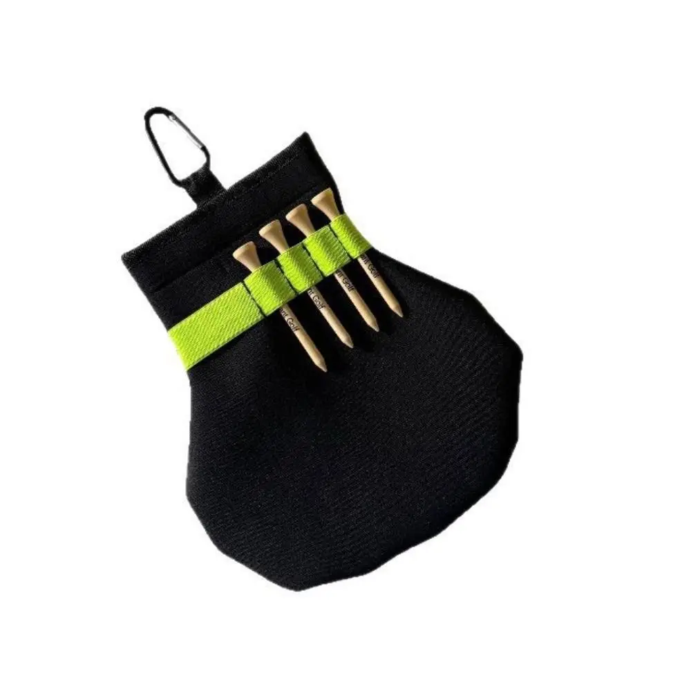 With Metal Clip Golf Ball Tee Holder Spacious Portable Golf Ball Pouch Versatile Easy To Carry Golf Stud Pocket For Men