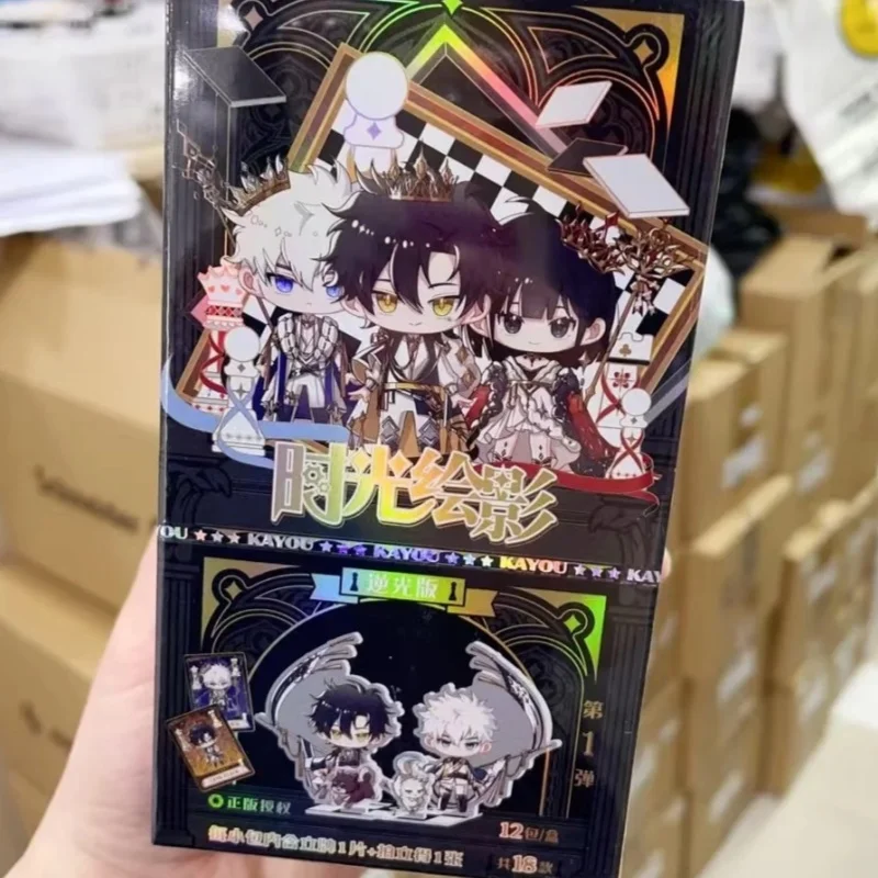 Kayou Genuine Link Click Acrylic Stand Series 1 Blind Box Collection Card Time Shadow Version Character Desk Decor Surprise Gift