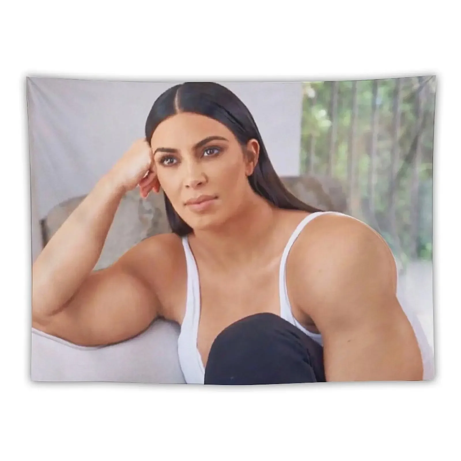 Buff Kim K Meme Tapestry Bedroom Decoration Room Aesthetic Tapestry