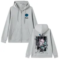 Ado World Tour 2025 Hibana Zipper Hoodie Men Women Fashion Japanese Style Zip Up Jacket Unisex Casual Vintage Zip Up Sweatshirt - Image 5