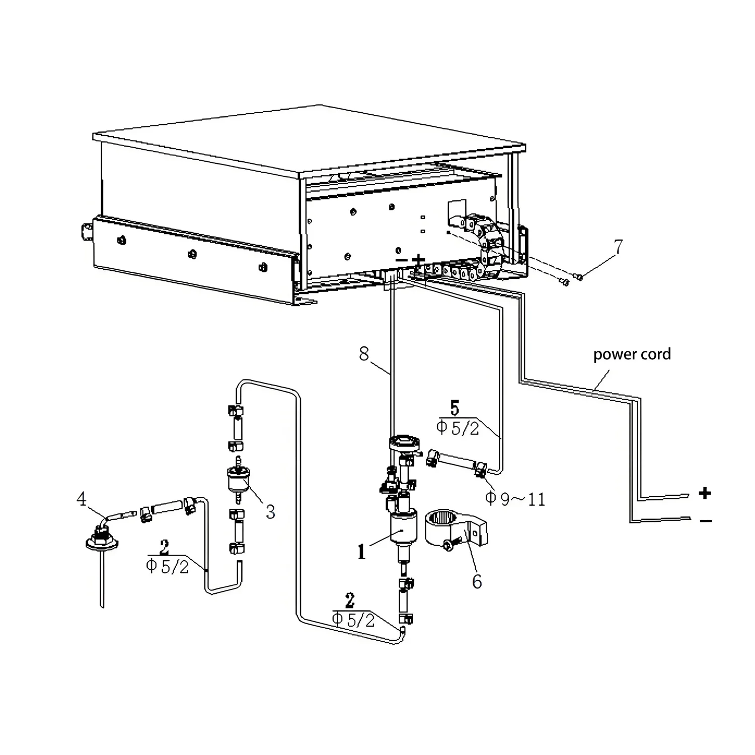 موقد ديزل DC12V RV بقدرة 4.5 كيلو وات، موقد قابل للسحب، مادة من الفولاذ المقاوم للصدأ عالية الجودة مناسبة للتخييم والليخوت والمنزل المتنقلة وما إلى ذلك.