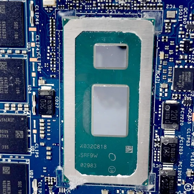 Free Shipping High Quality Mainboard For HP EliteBook X2 G4 EPM20 LA-G931P With SRF9W I7-8665U CPU Laptop Motherboard 100%Tested