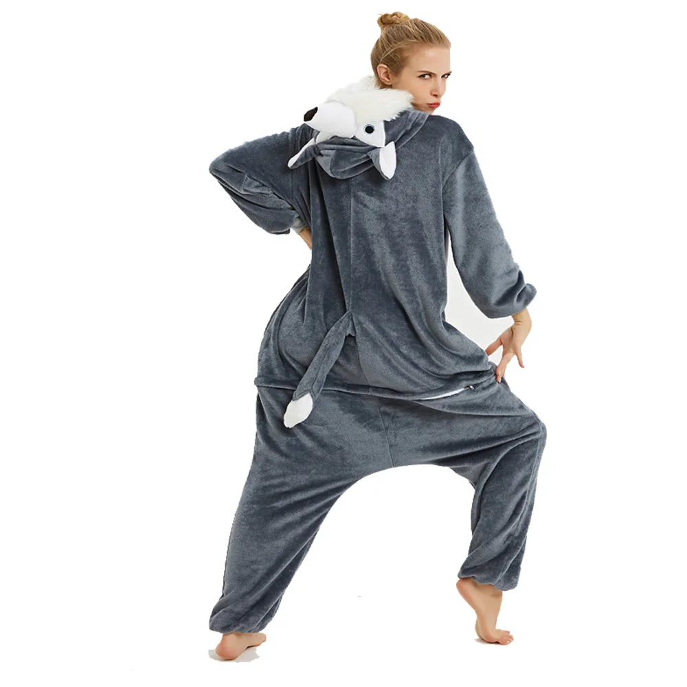 الحيوان الكرتون مقنعين حللا الأطفال ملابس خاصة بيجامات أطفال منامة Infantil الكبار المراهقين الدافئة منامة الاطفال نيسيس #5