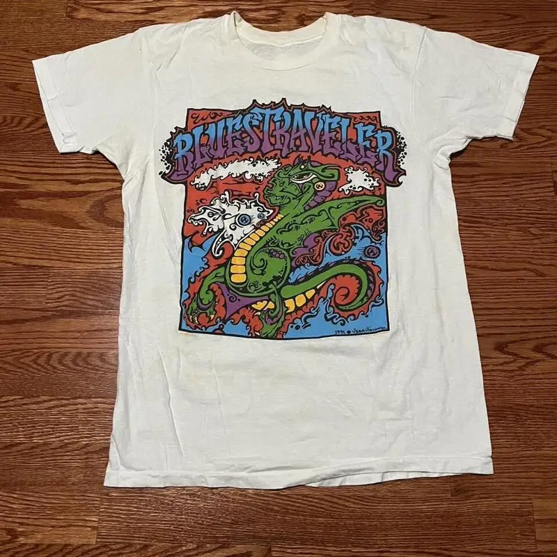 

Blues Traveler 1991 Band Single White All Size T Shirt AM25