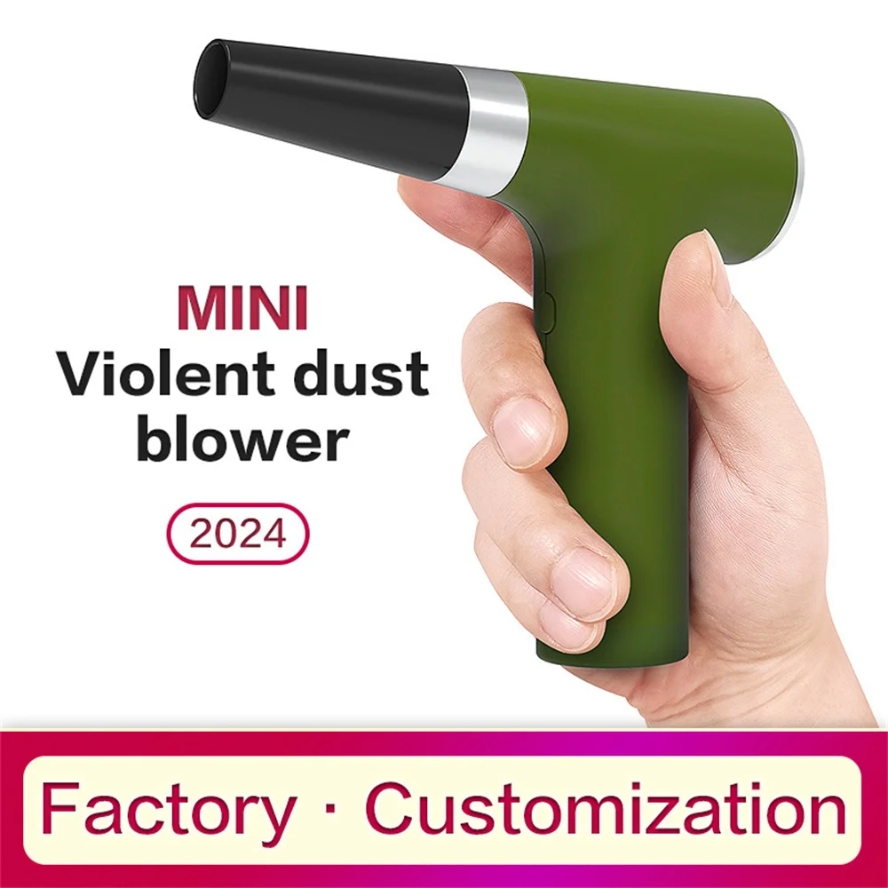 Imagem -02 - Mini Turbo Jet Fan Brushless Motor Handheld Duct Fan 3gear Velocidade do Vento Baixo Ruído Ventilador Elétrico 200w High Power Air Duster