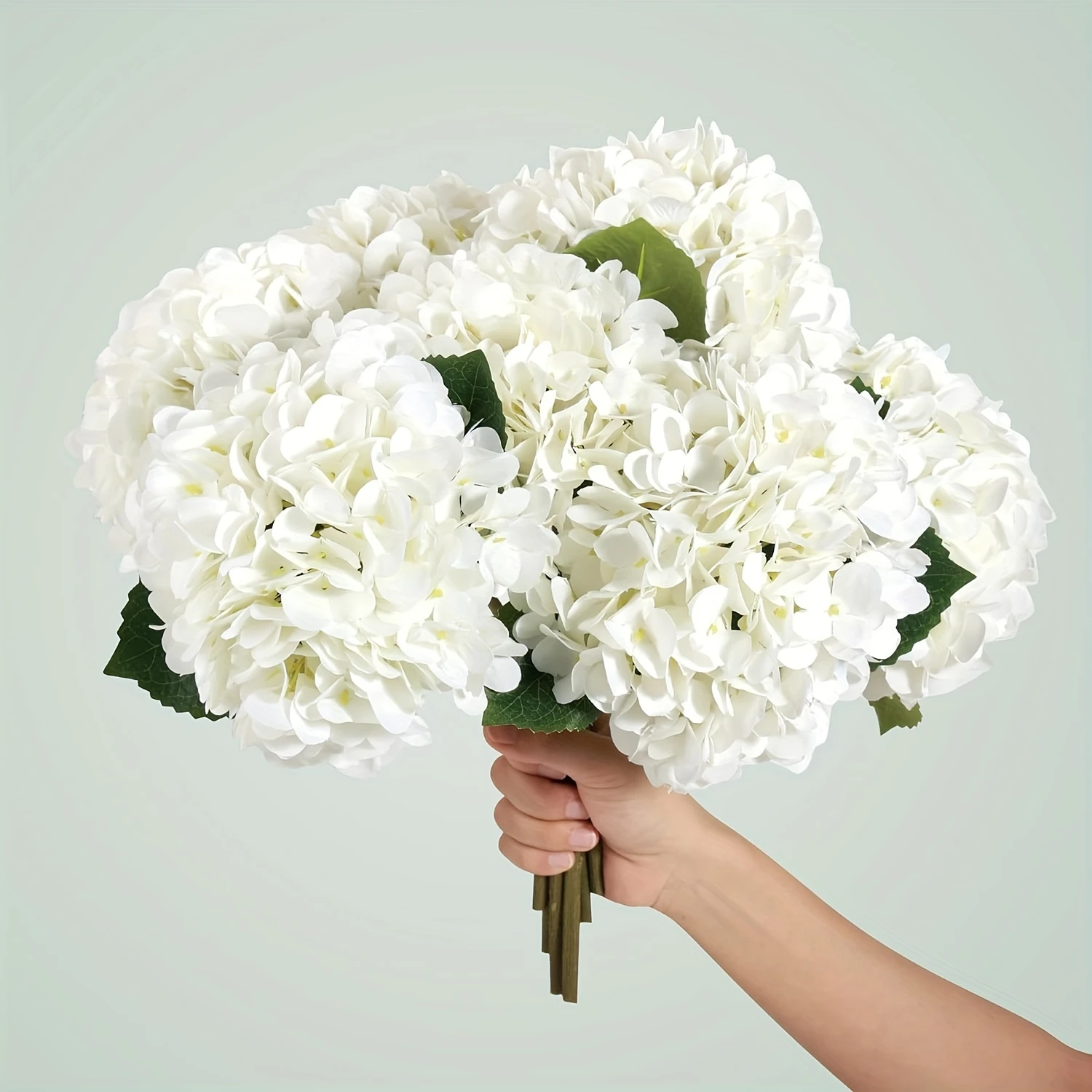 4pcs Ultra-Realistic Artificial Hydrangea Flowers - Weather-Resistant, Durable & Elegant - Perfect for Outdoor Weddings, Indoor