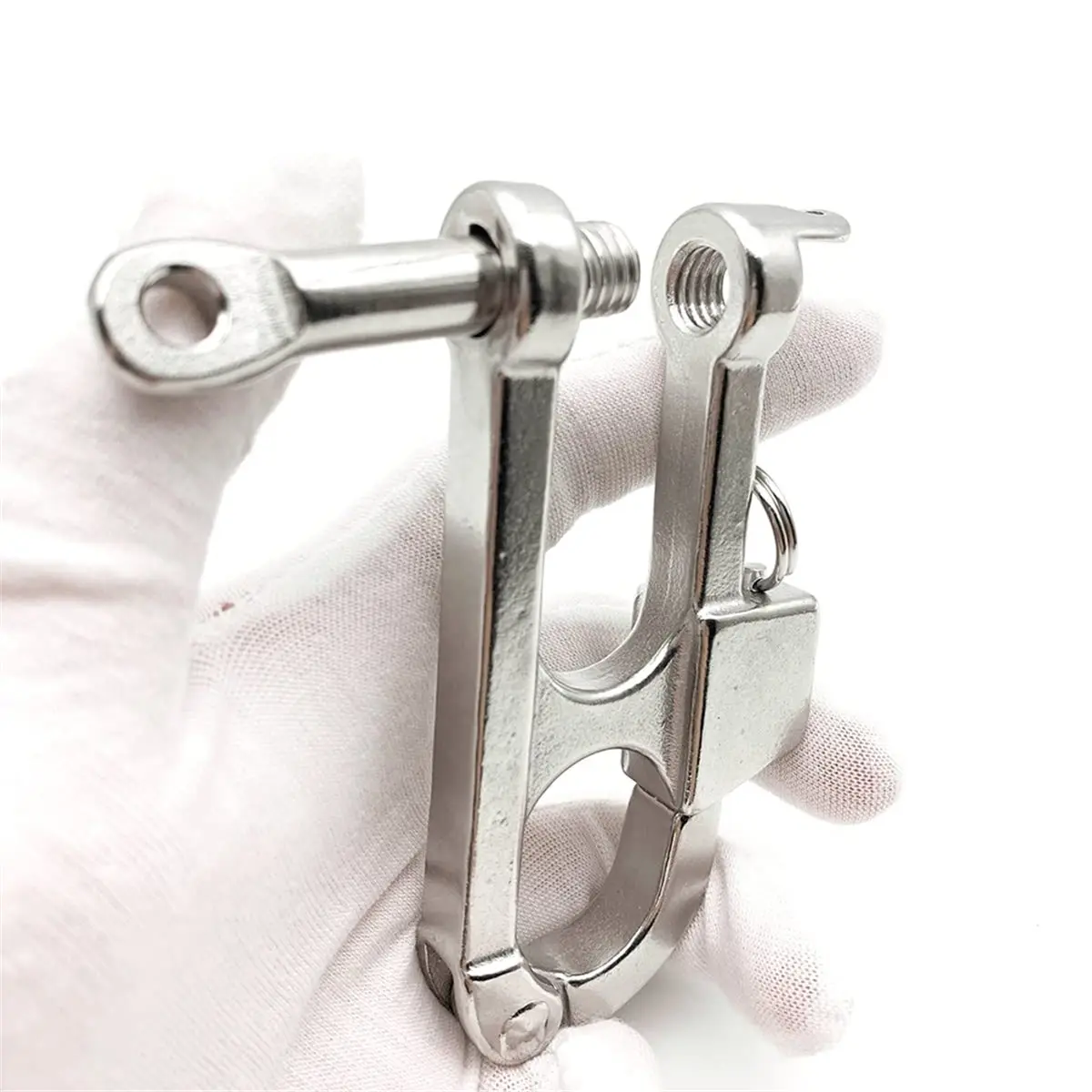 Stainless Steel Quick Release Snap Shackle for Sailing, Camping, Gym, and More