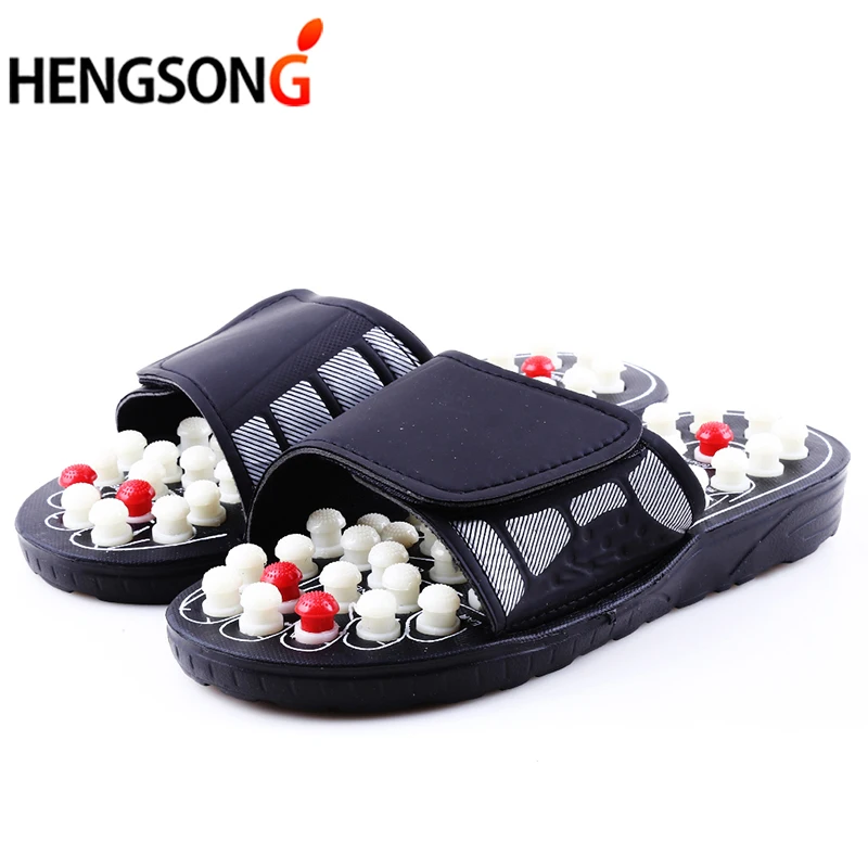 Acupoint Massage Slippers  Massager Shoes For Feet Unisex Home Flip Flop Health Care   Rotating  Feet Chinese Acupressure