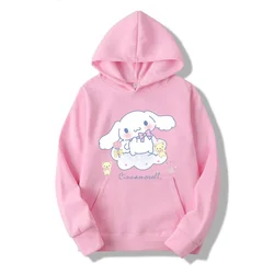 2024 Pink Cartoon Hello Kitty Women's Hoodie Funny Melanie Martinez Hoodies Printing Sweatshirt Spring/Autumn Women Tops Clothes