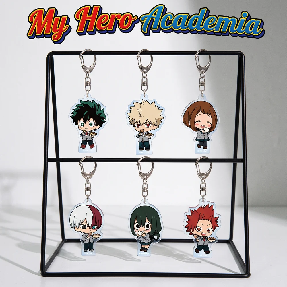 My Hero Academia Katsuki Bakugo Izuku Midoriya Halloween 6CM Double Sided Cute Anime Acrylic Stand Keychain Backpack Decoration
