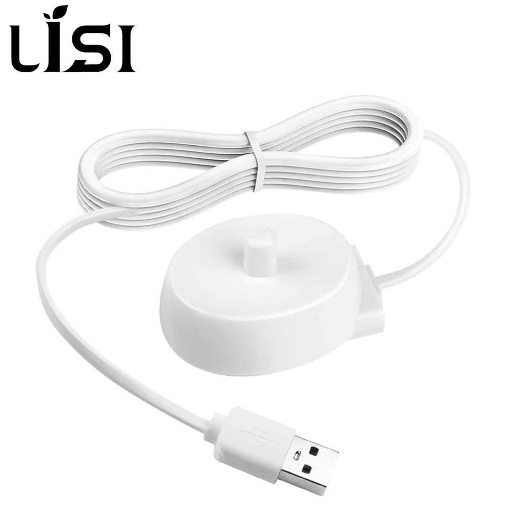 Cargador USB LISI apto para cepillo de dientes eléctrico Oral-B Base de carga segura y confiable Compatible con la mayoría de los cepillos de dientes eléctricos Braun