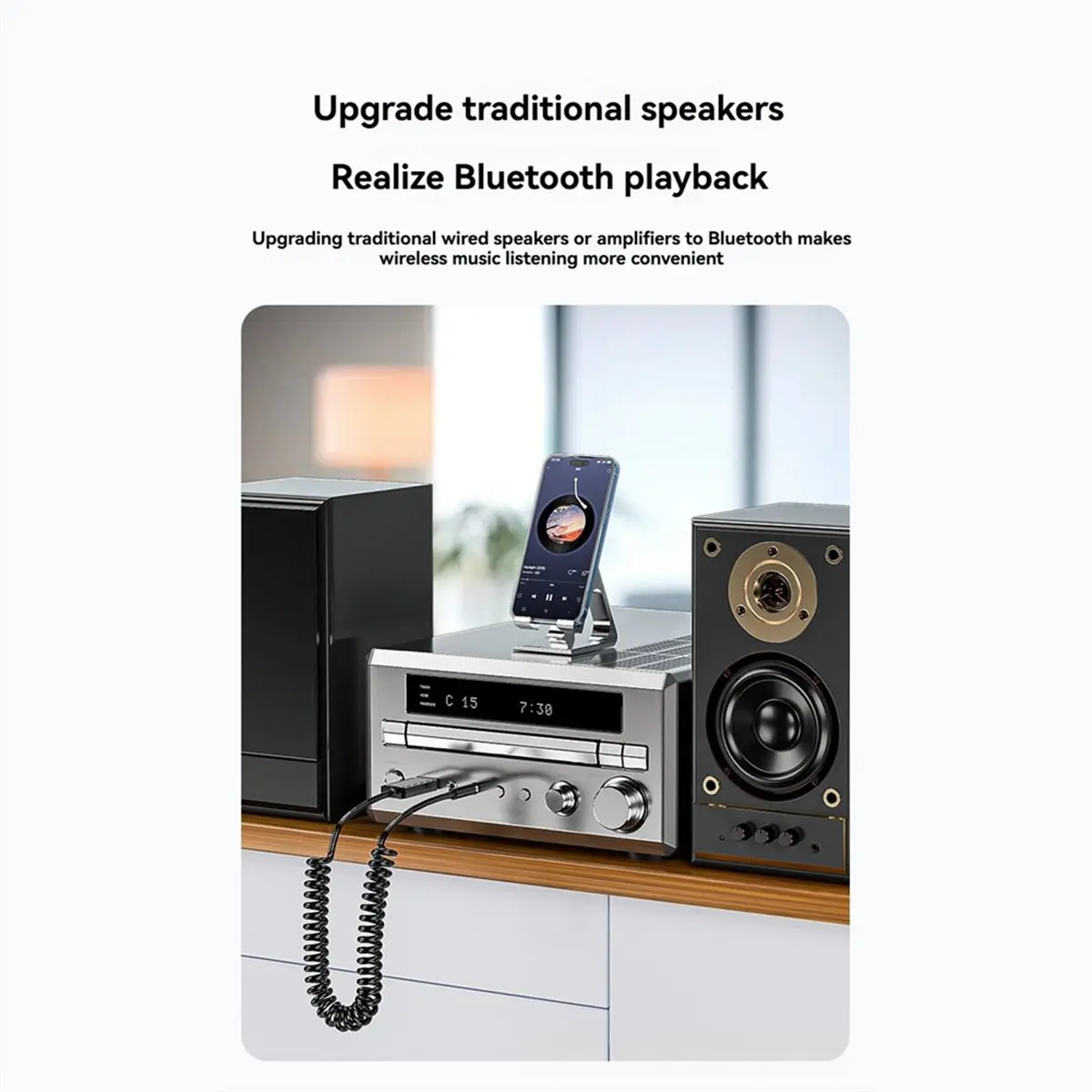 

Автомобильный аудиоприемник A23G, адаптер Bluetooth 6.0, 3,5 мм AUX + USB, автомобильный Bluetooth-приемник со встроенной функцией шумоподавления