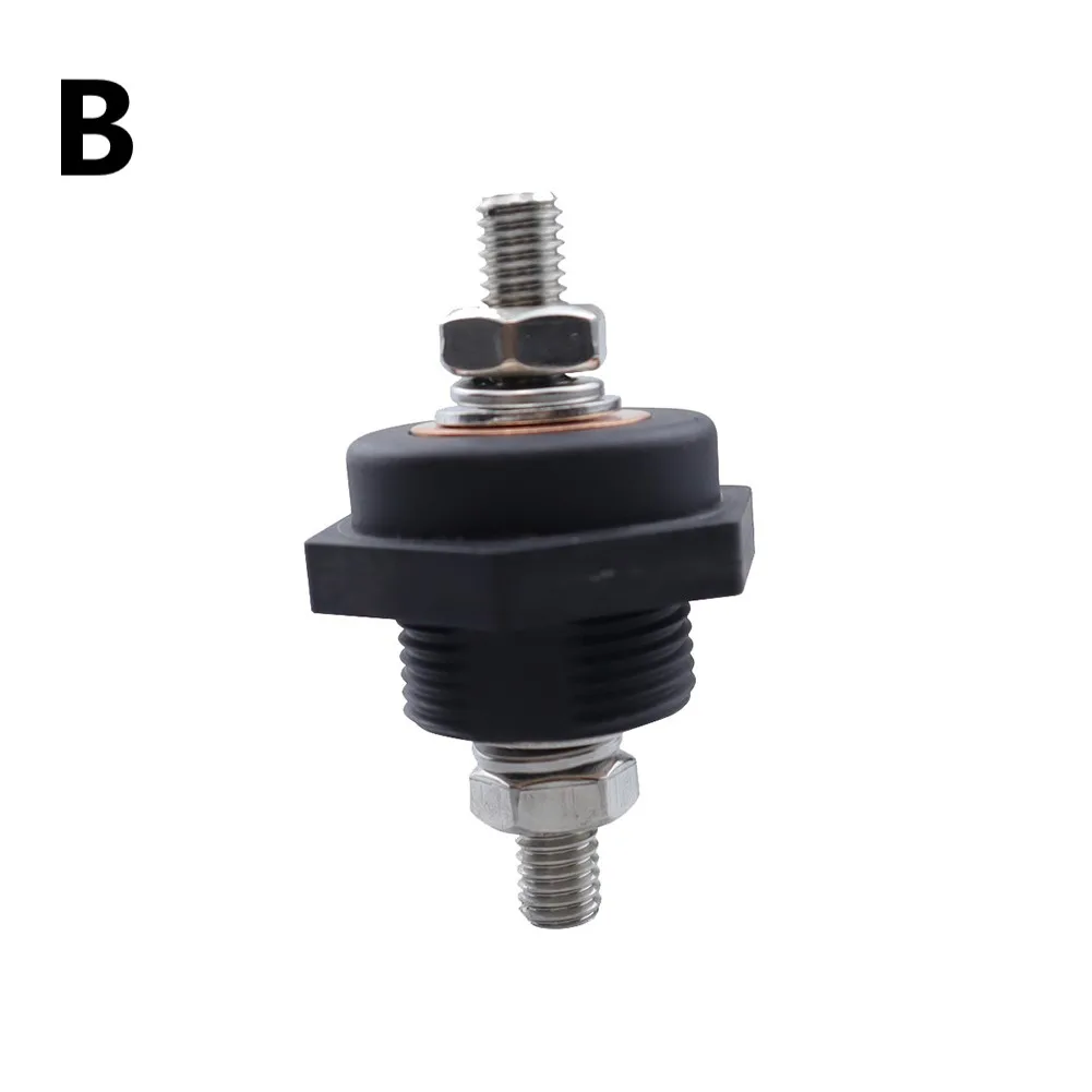 Terminal Kit Featuring 3/8in Brass for stud for 12V For Battery Power Junction 440A DC Post Connectors in RV and Marine Setups