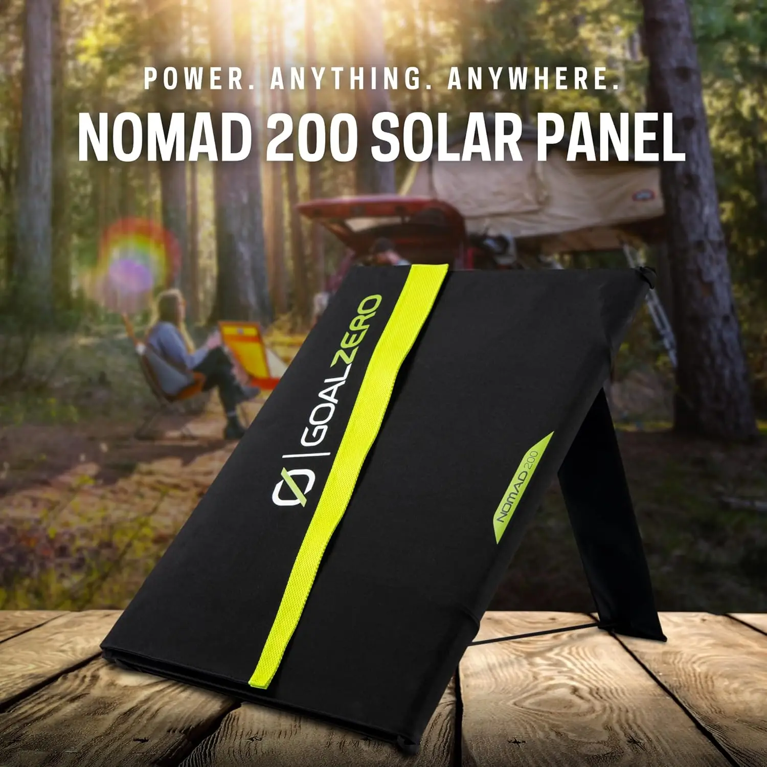 Goal Zero Nomad 200-Watt Solar Panel, Folding Solar-Panel Charger with Kickstand, Portable Solar-Panel Power