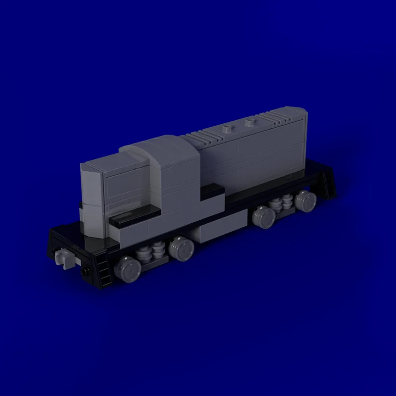 114 stks MOC Freestyle EMD GP 7 Locomotief Modelbouw Speelgoed Kerstcadeau Blokken Bouw DIY Idee Creatief Onderwijs