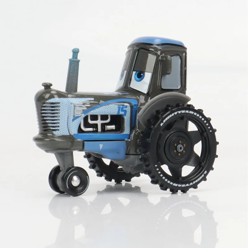 Original Disney Pixar Cars Cow Tractor Mini Metal Die Casting 1:55 Car Toys for Boys Christmas Gift