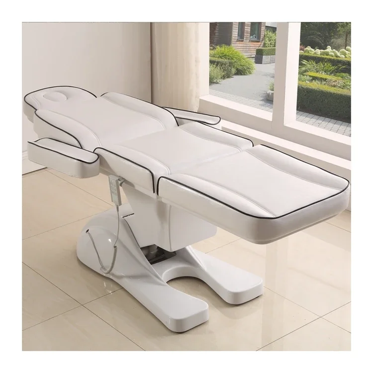 2 Year Warranty Hydraulic Pump Metal Base Beauty Salon Facial Bed Massage Tables