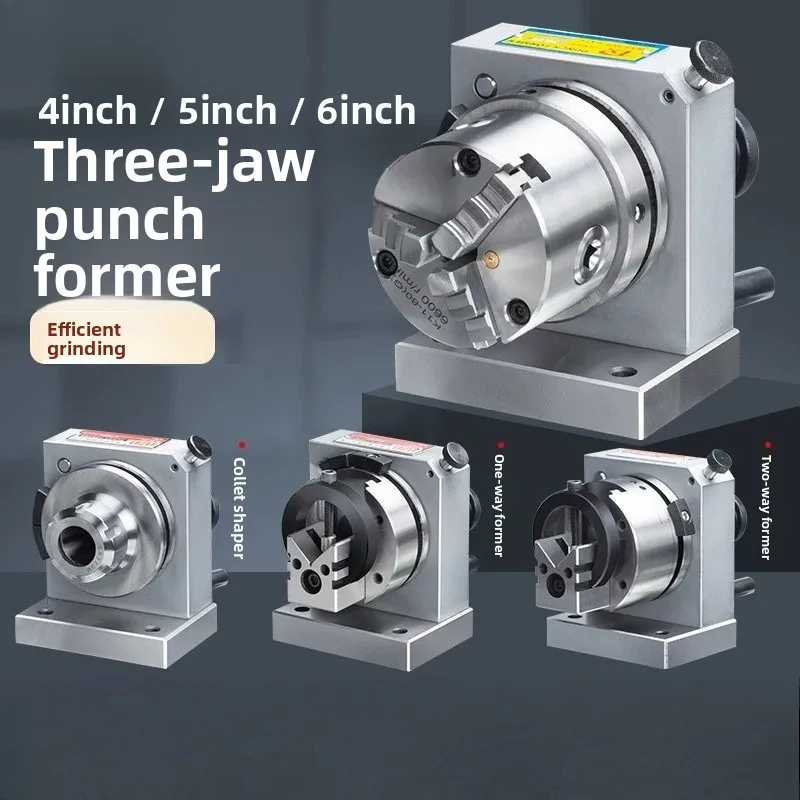 3‑Jaw Punch Former High Accuracy Unidirectional Bidirectional ER32 Collet Grinding Fixture for Surface Grinder