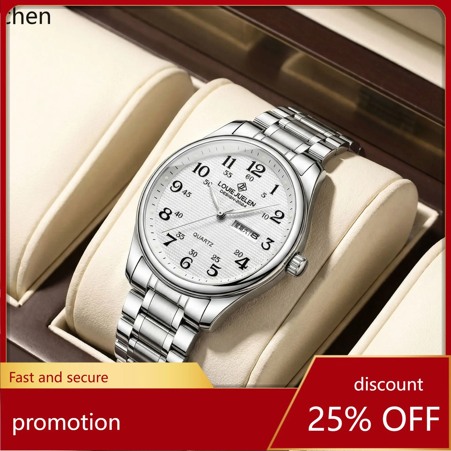 

Zml men's watch new quartz wristwatch casual watch for boys