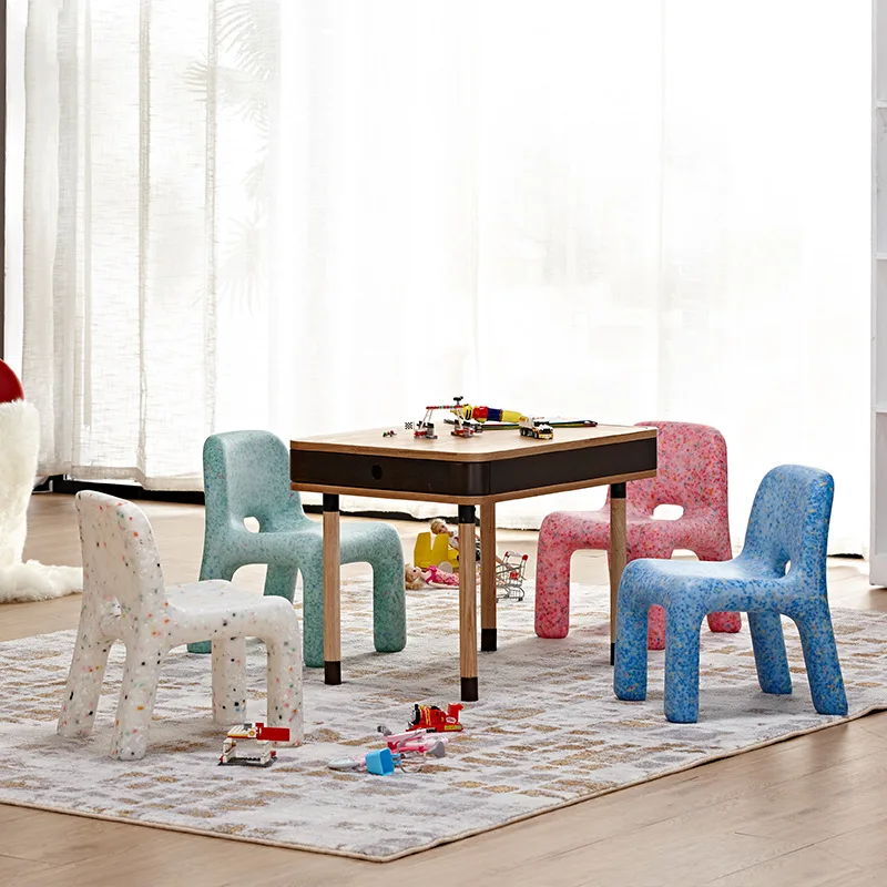 Ful Liefde Nordic Ins Kinderen Stoel Eenvoudige Plastic Back Bench Kleuterschool Baby Kruk Dropshipping