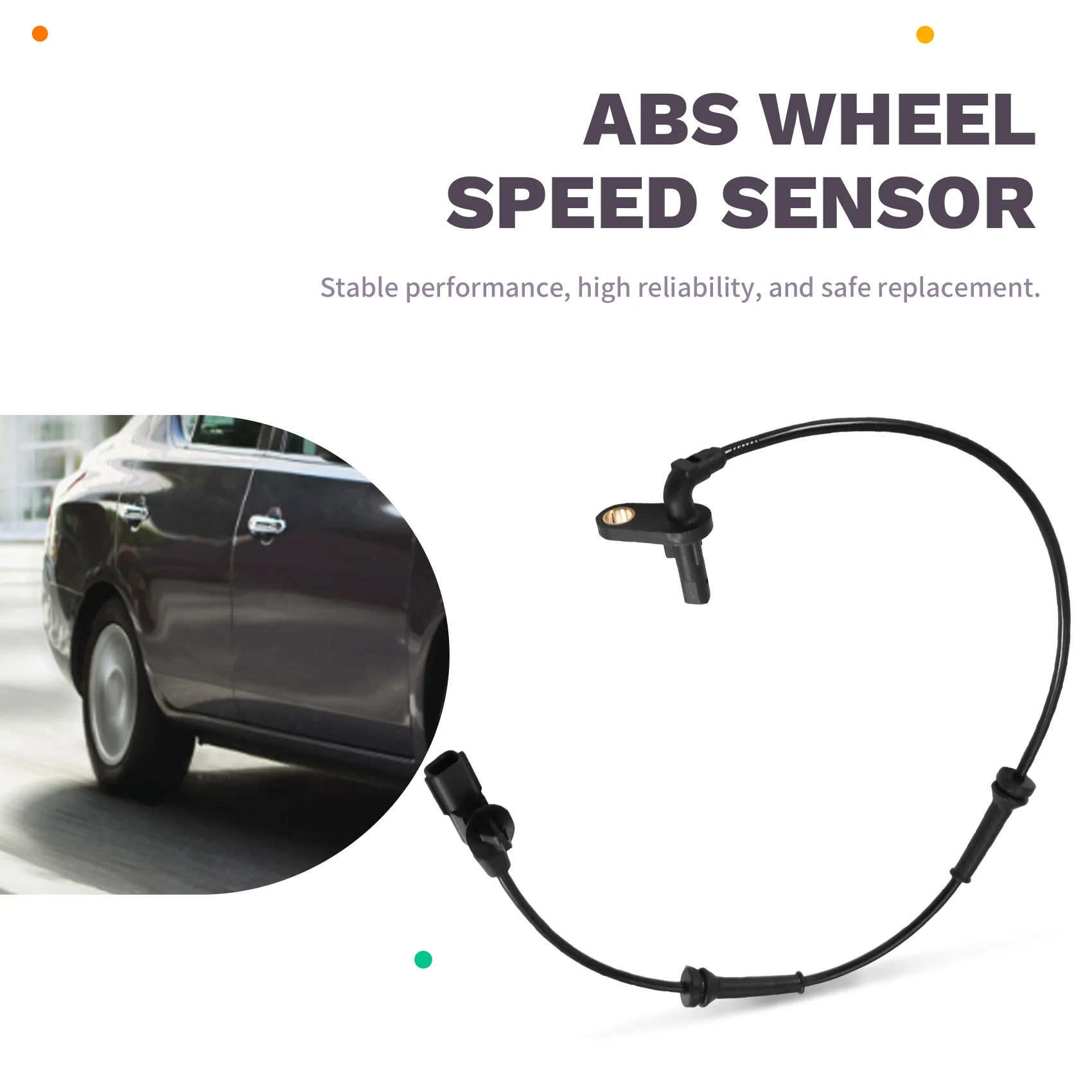 47900-1HA0A Rear Right ABS Sensor Wheel Speed For Nissan March Micra Versa Latio Sunny N17_ 479001HA0A ALS2287 5S14104