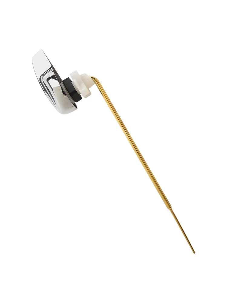 مجموعة مقبض كروم بديلة لخزان المرحاض فعالة مناسبة لمعظم المراحيض من مادة سبائك الزنك #2