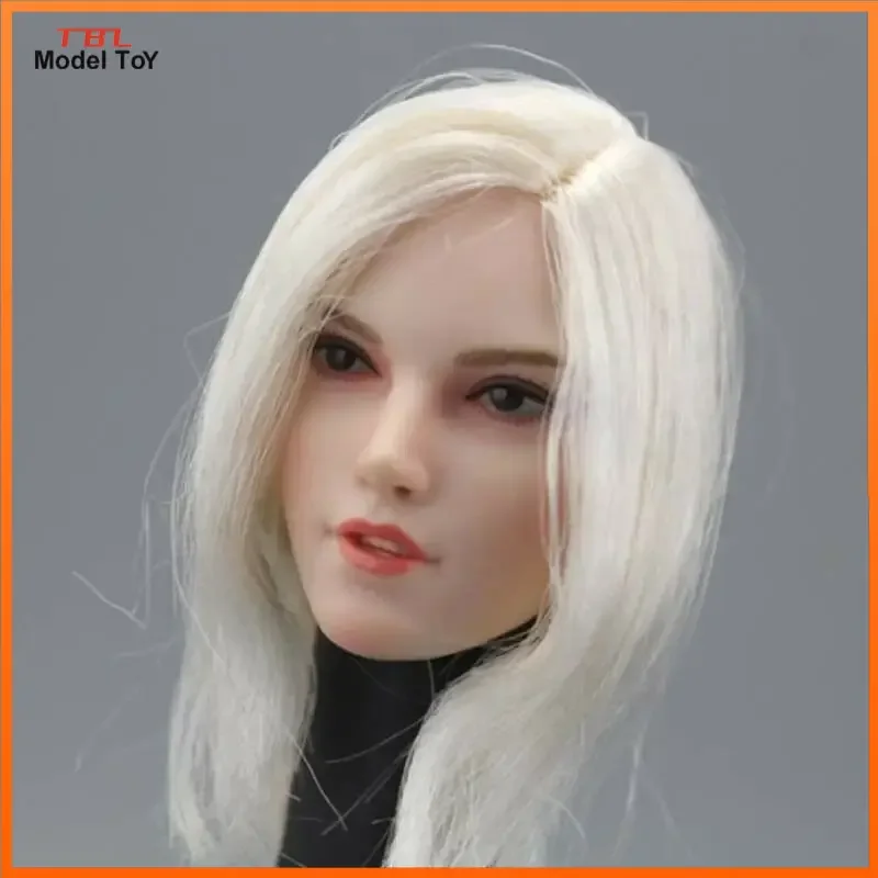 TBLeague 1/6 Scale Sexy Monster Hunter Head Sculpt European Female Solider Head Carve Toy Collection