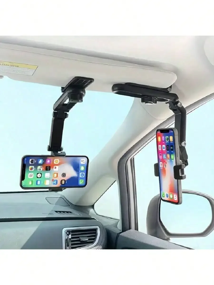 

Adjustable Gooseneck Multi-Jointed Long Arm Sun Visor Fashionable Car Phone Holder Multi-Functional Suitable For Navigation Universal Car Accessories Spring Gift Small gifts