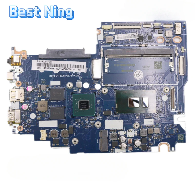 

For Lenovo Yoga 520-14IKB Ideapad Flex 5-1470 Motherboard LA-E541P Mainboard CPU I7-7500U DIS Tested OK