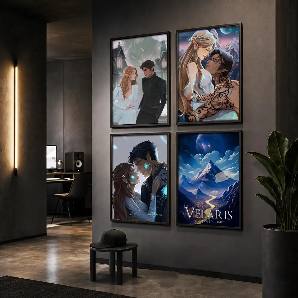 A C-Court Of Mist And Fury Poster HD Home Wall Stickers House Hallway Living Room Bedroom Bar Office Decor Art Prints