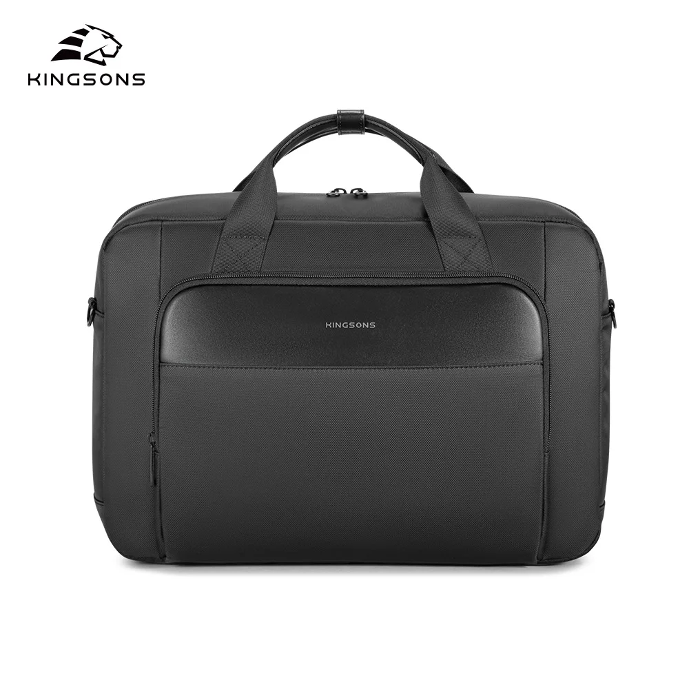 Kingsons15.6 Inch Business Laptop Bag - Waterproof Messenger Bag, Durable Computer Sleeve with Multi-Pockets Notebook Case