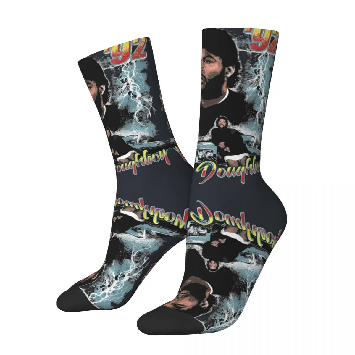 Boyz In The Hood Doughboy Poster T-Shirt Men's Socks Unisex rapper Street Style Seamless Printed Crew Sock Boys official-website