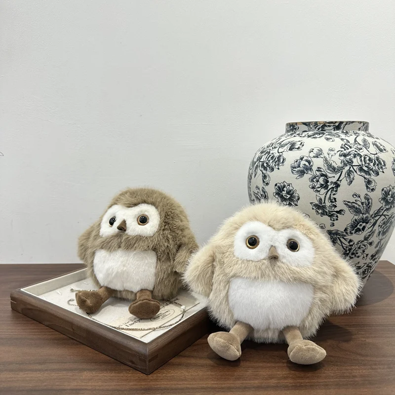 20cm Adorable Funny Owl Cute Soft Stuffed Animal Doll Soft Plush Toy Room Decor Boys and Girls Perfect Birthday Holiday Gift