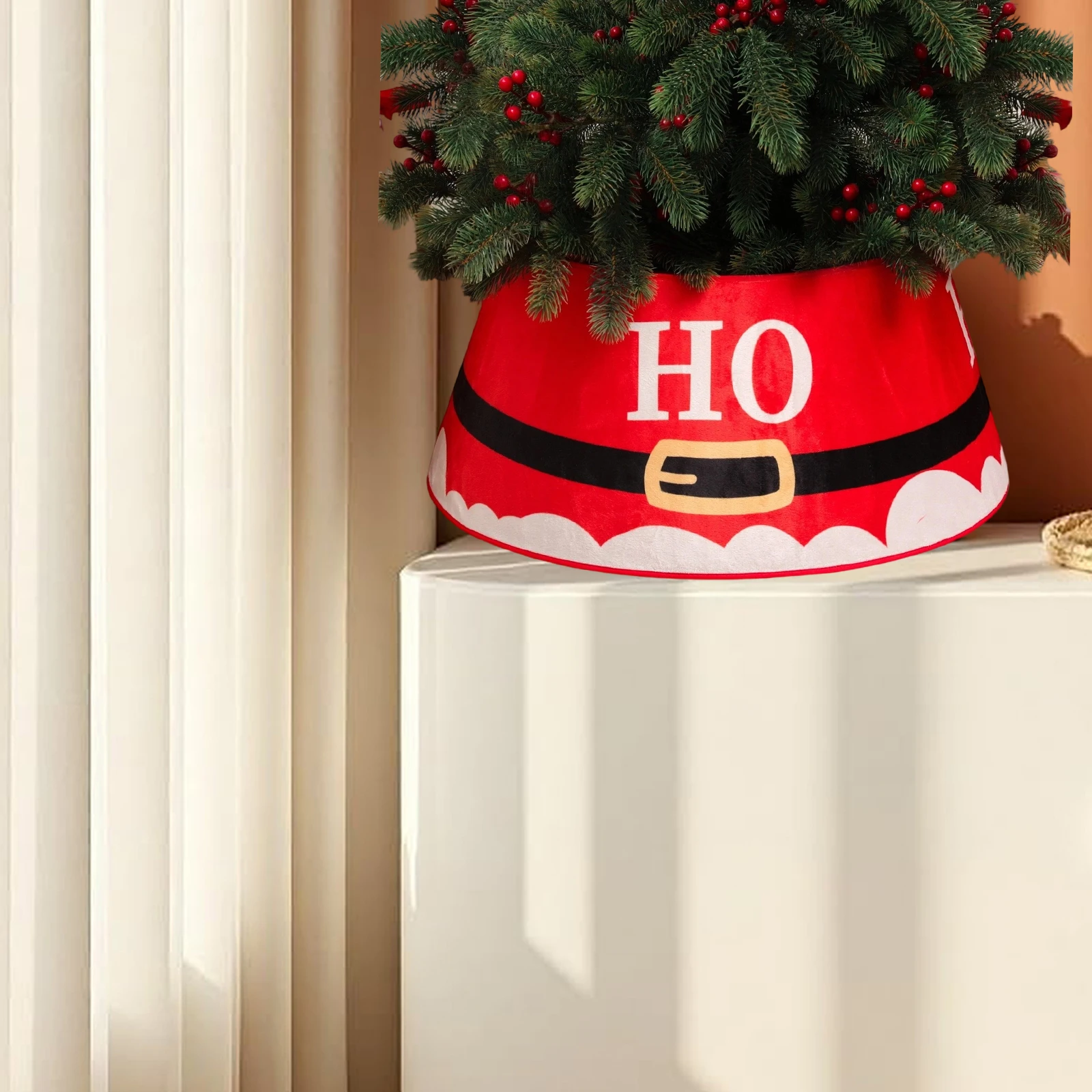 شجرة عيد الميلاد تنورة سنة جديدة سعيدة عيد ميلاد سعيد بطانية خارجية لوازم المنزل ثلج سانتا الأيائل السجاد ديكور الحفلات الكلمة حصيرة