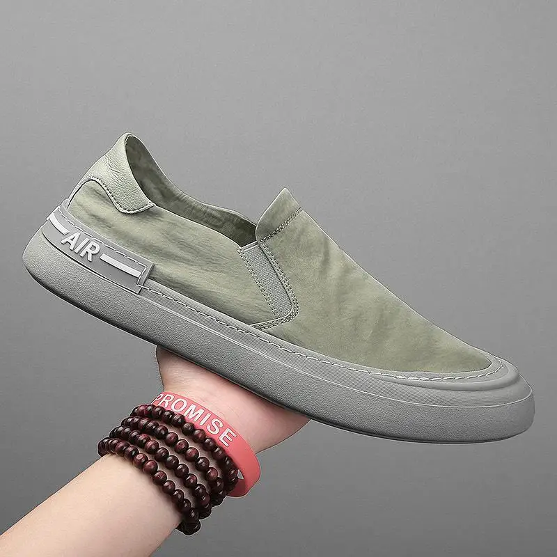 Men's Sneakers Slip on Shoes Lightweight Breathable Casual Lazy Shoes Men Thick Sole Loafers Two Ways Wear Daily Walking Sneaker