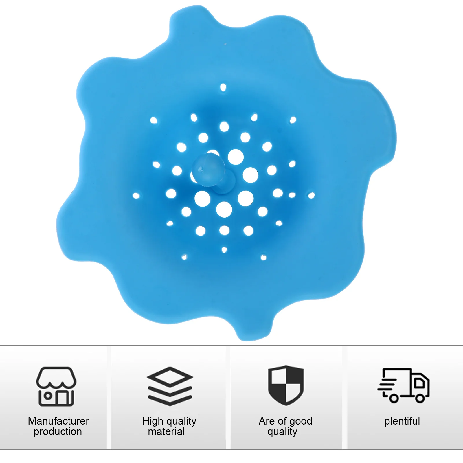 9pcs Silicone Plastic Kitchen Sink Filter Drain Strainer Home Use Anti-Clogging Water Draining Tool Kitchen Sink Filter