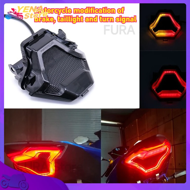 

Suitable for YAMAHA R3/R25/MT25/ LC150 motorcycle LED taillight, brake rear turn signal taillight accessories