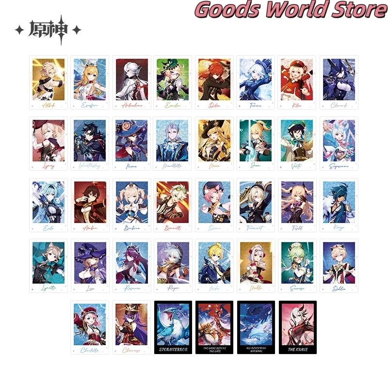 

Оригинальный Zhongli Wanderer Arlecchino Tartaglia Alhaitham, коллекция персонажей, карта, подарочная коробка, игра Genshin Impact, карнавальный костюм