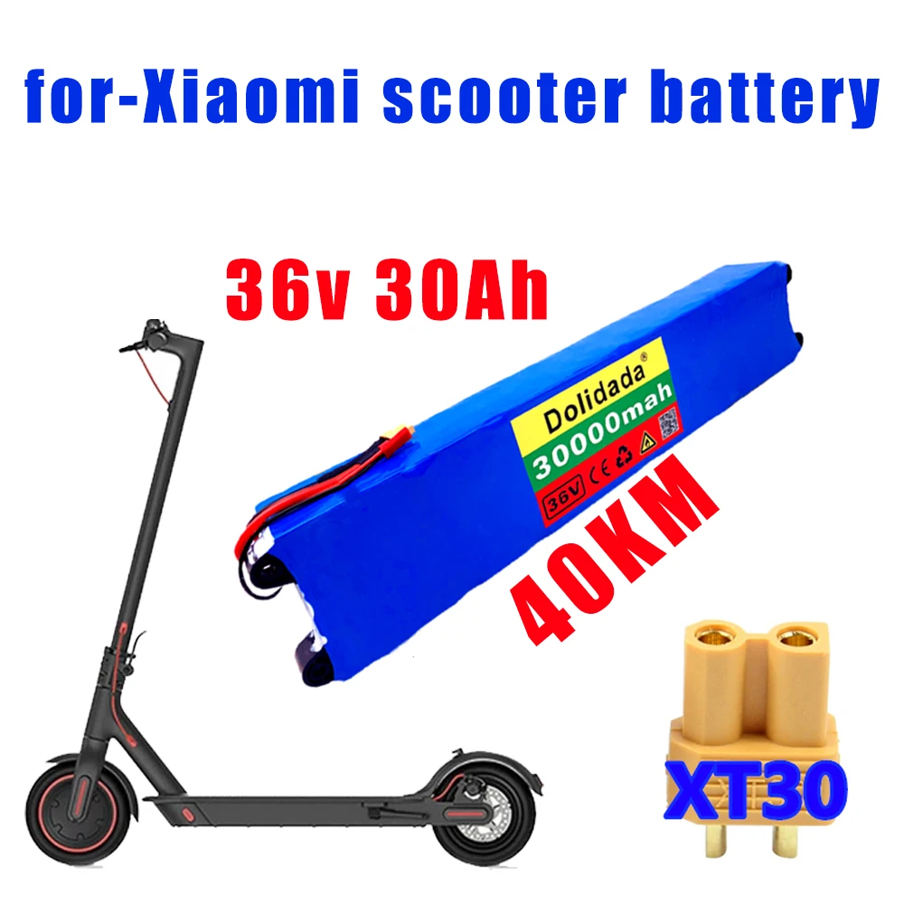 

36v 30ah Scooter Battery Pack ForXiaomi For Mijia M365 Electric Scooter Hoverboard Bms Board 30000mah Rechargeable Batteries