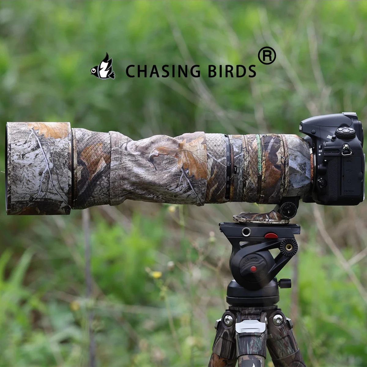 CHASING BIRDS Lens Camouflage Coat for SIGMA 150-600mm F5-6.3 DG OS HSM Contemporary Waterproof and Rainproof Protective Cover