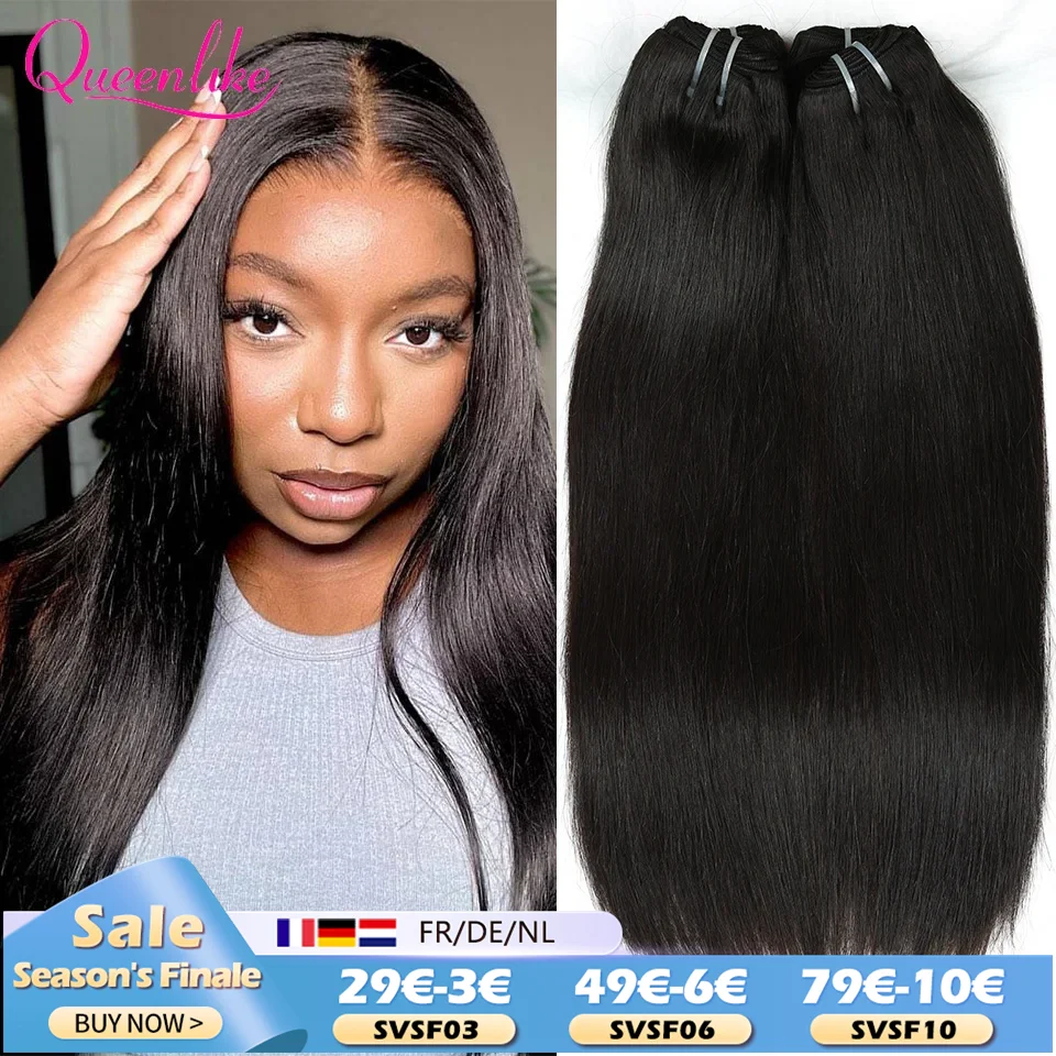 15A Double Drawn Vietnamese Raw Straight Human Hair Bundles Human Hair 20 22 24 26 inch Top Quality Bundles Hair Extensions