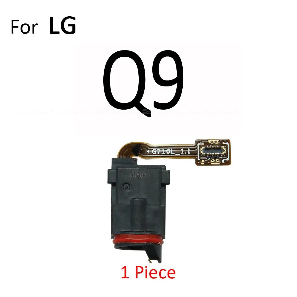 Headphone Jack Ear Earphone Audio Flex Cable For LG Q9 G6 G7 G8 G8X ThinQ G8S Velvet G9 G900N Port Connector Repair Parts