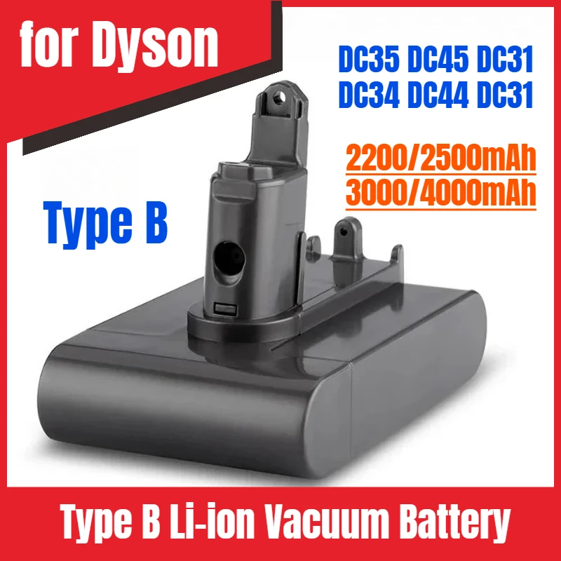 

22.2V 8800mAh Type B Li-ion Vacuum Battery for Dyson DC35 DC45 DC31 DC34 DC44 DC31