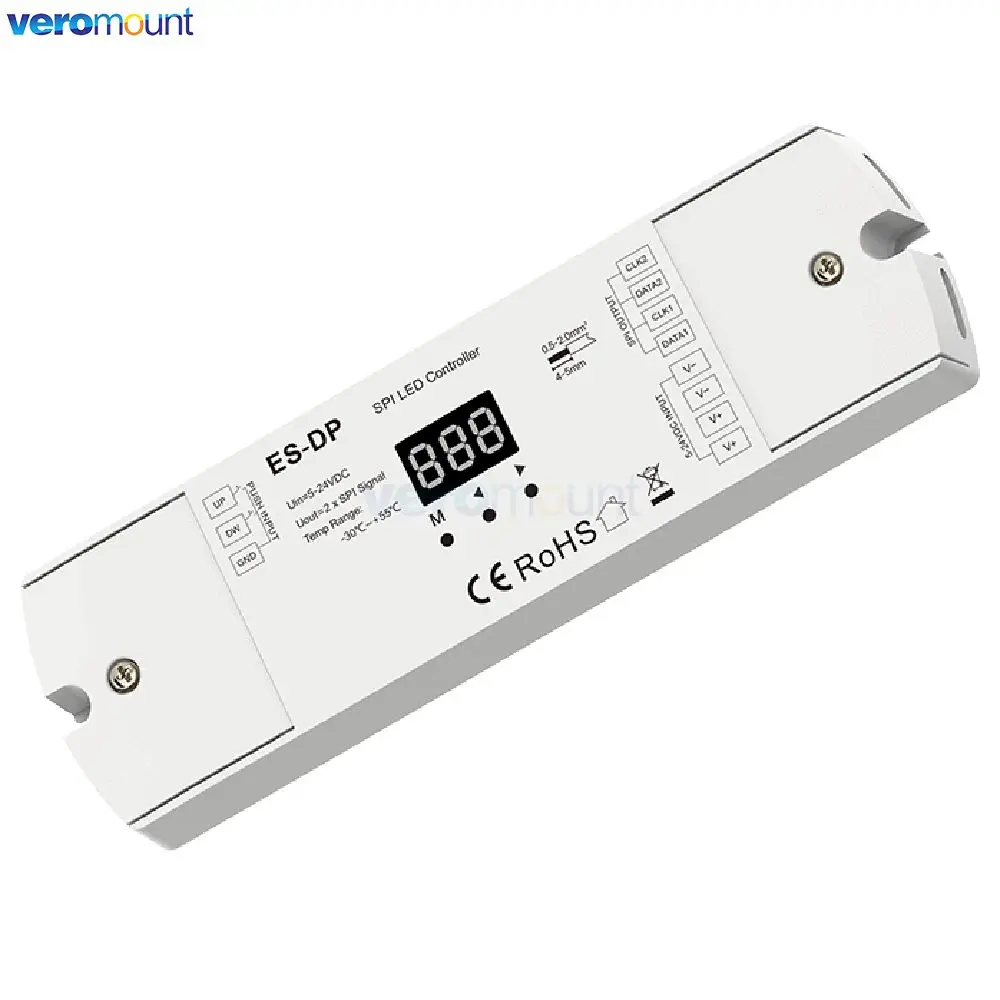 DC5V-24V Dual PIR Sensor Dual Push Button SPI Treppenlicht Controller ES-D ES-DP RF WiFi Version für Pixel RGB/Weiß LED Streifen