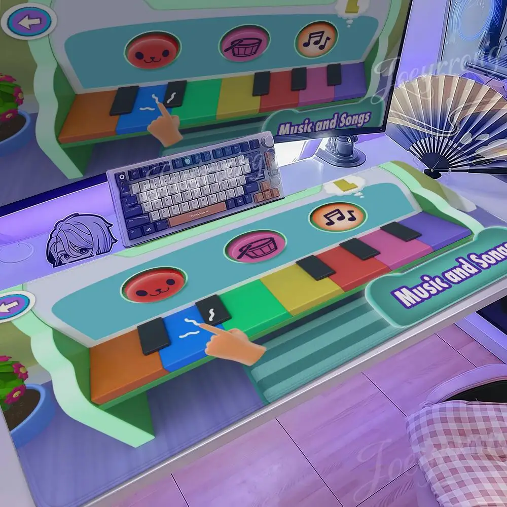 

Коврик для мыши Gabbys Dollhouse 1000x500, хит продаж, аниме Taro Sakamoto Days XXL, большие игровые нескользящие офисные коврики для клавиатуры, настольный коврик