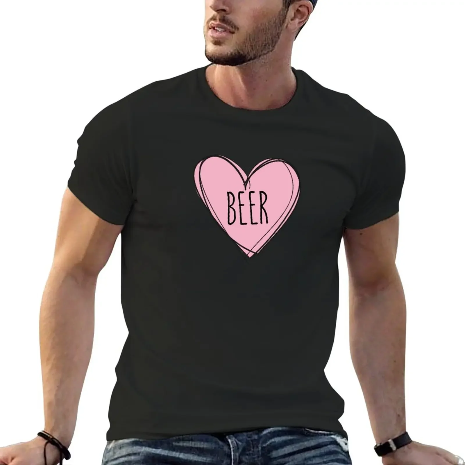 

Beer T-Shirt cute tops kawaii clothes mens graphic t-shirts